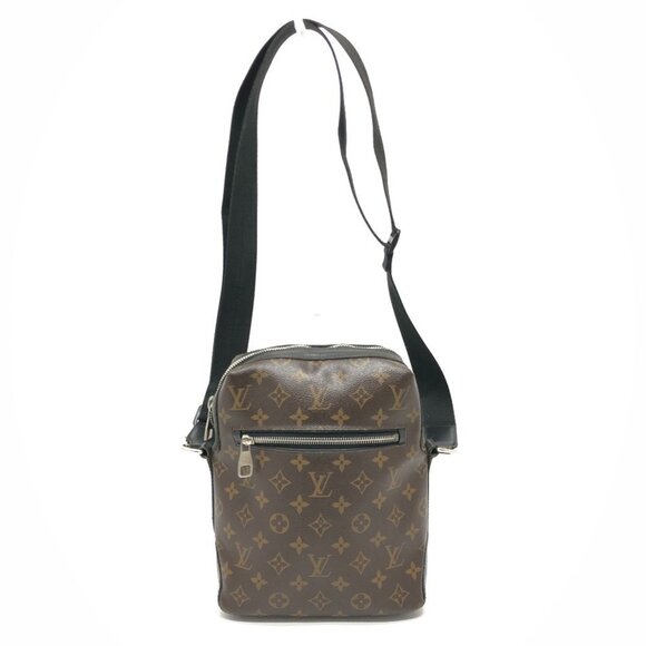 LOUIS VUITTON Black Monogram Canvas Shoulder Bag - Picture 9 of 16